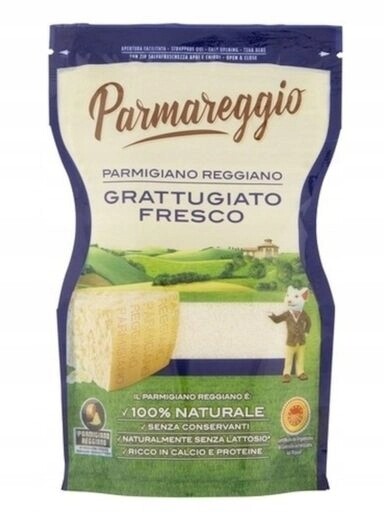 3x strouhaný sýr Parmareggio Parmigiano Reggiano 100 g GranTerre parmazán