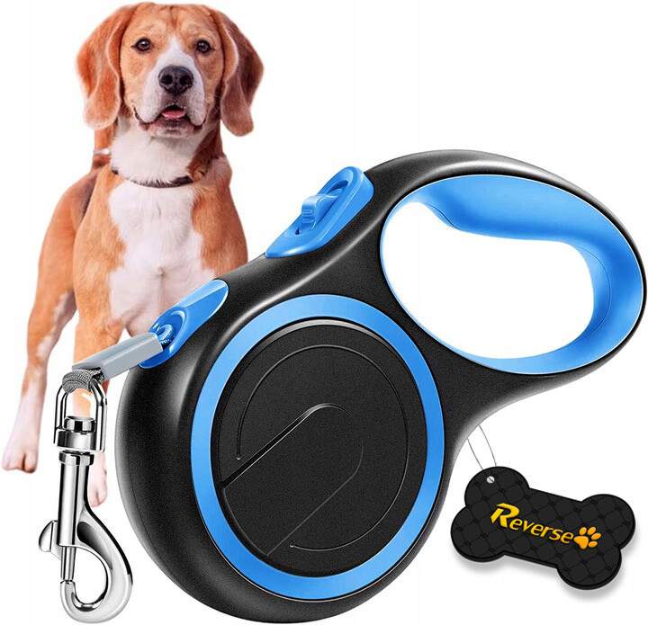 Vodítko Pro Psa Silná Páska S Blokací 8 m 50 kg