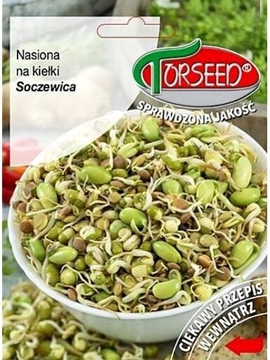 16 x Čočka, semínka na klíčky 20 g Torseed