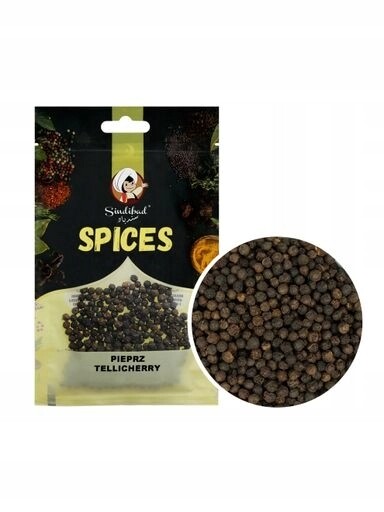 10 x Pepř Zrnitý Tellicherry 15 g Sindibad Spices