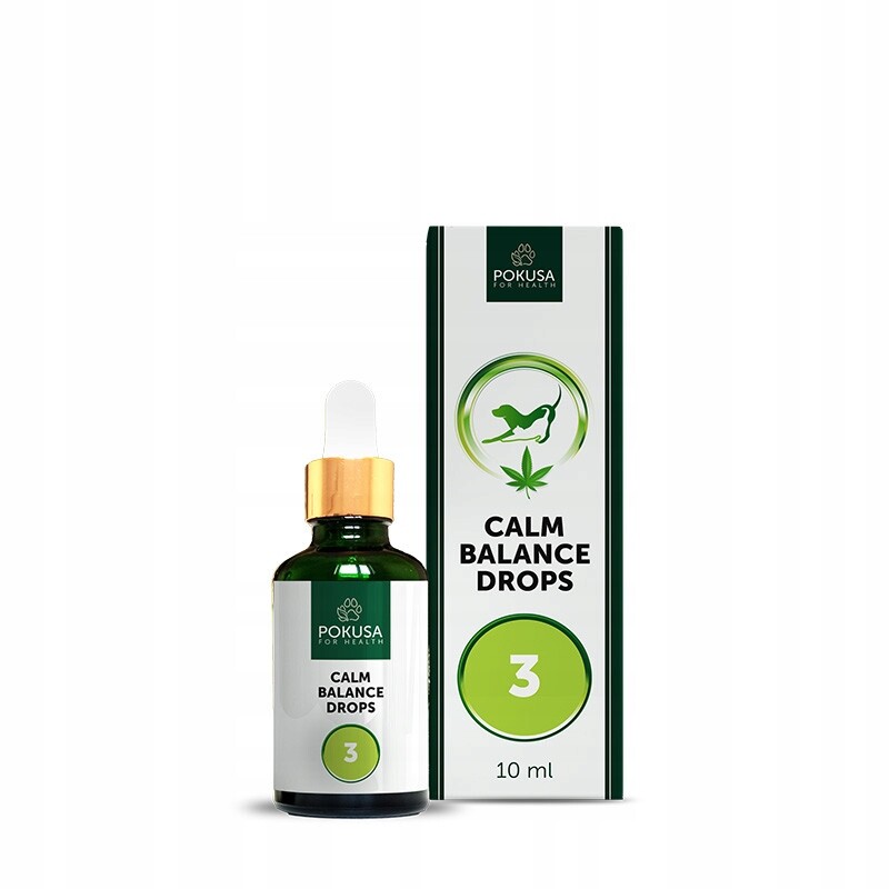 Pokusa Calm Balance Drops 3 – komplexní podpora pro psy a kočky