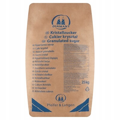 Cukr bílý Diamant křišťál 25 kg