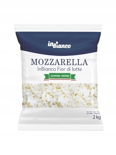 Mozzarella Fior di Latte hobliny 2 kg InBianco