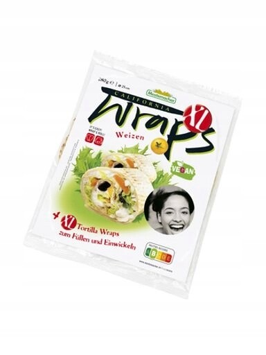 4x Pšeničná Tortilla 4 ks Mestemacher 280 g