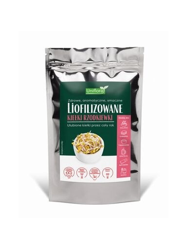 7 X Uniflora Lyofilizované klíčky ředkvičky 20 g