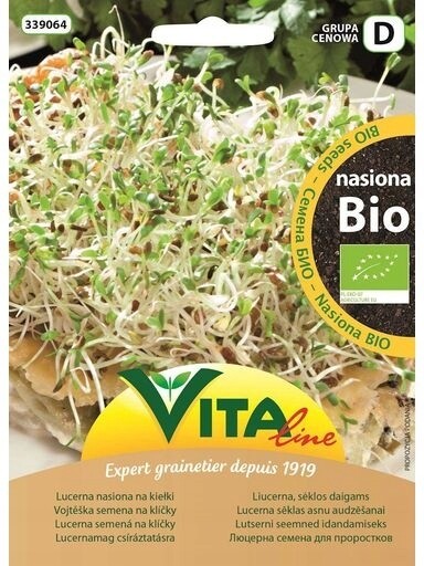10 X Semena Vojtěšky Bio Na Klíčky 20 g Vita Line (41137 CIN0CS)