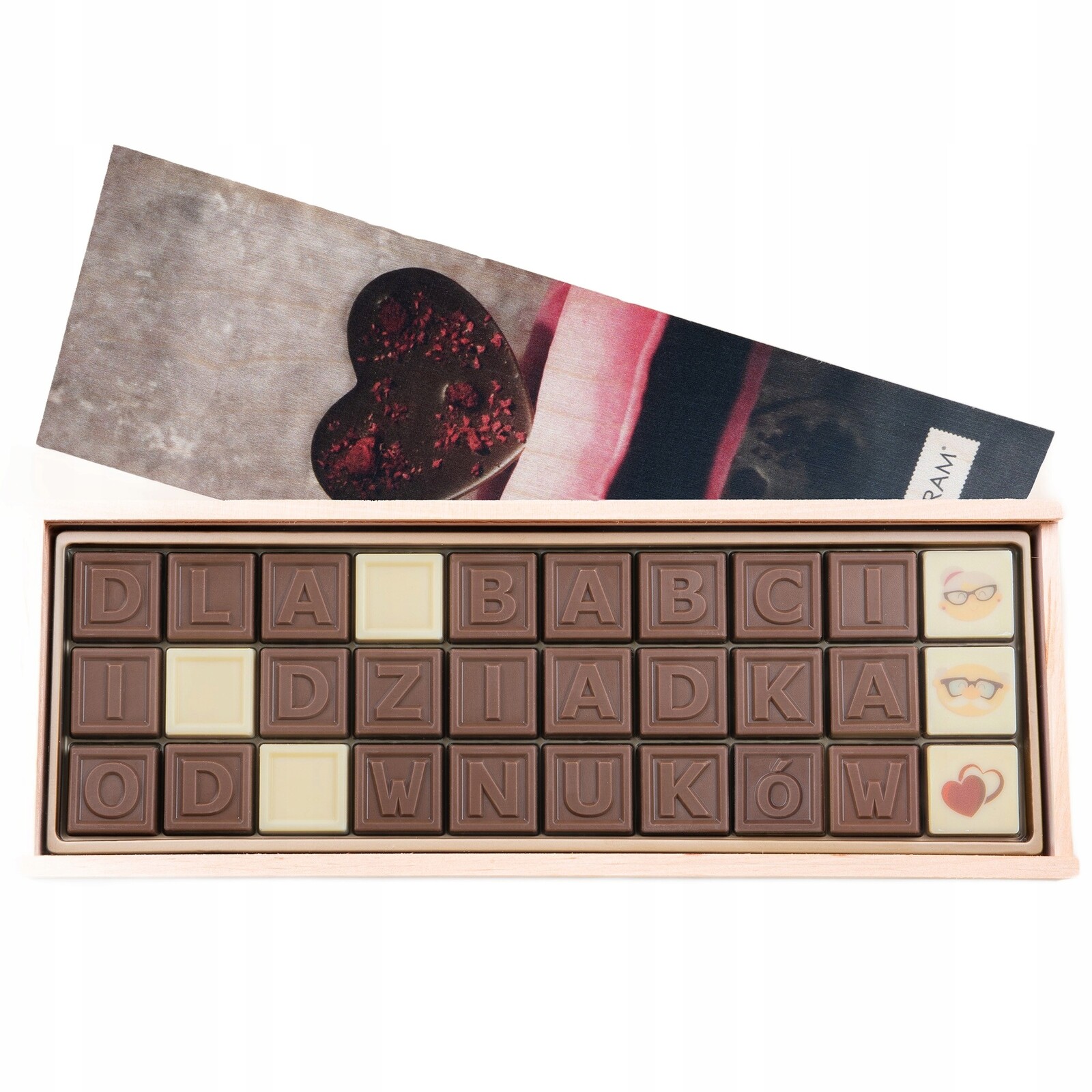 Dárek pro dědečka a babičku Telegram pro babičku a dědečka od vnoučat 285 g