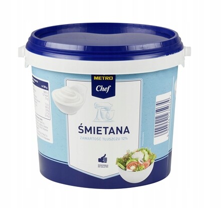 Metro Chef Smetana 12% 5 kg