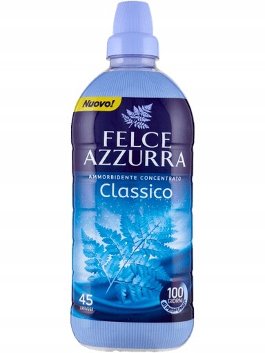 5X Tekutá aviváž Ammorbidente Classico 900 ml Felce Azzurra