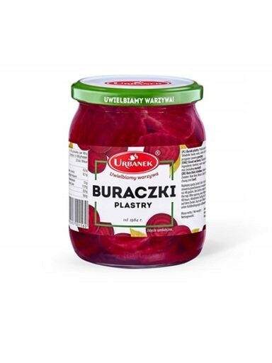 9 x Červená Řepa plátky 530 g Urbanek