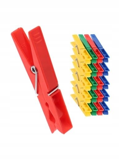 5X Kadax Kolíčky Sponky na praní spodního prádla 20 Ks Plastové