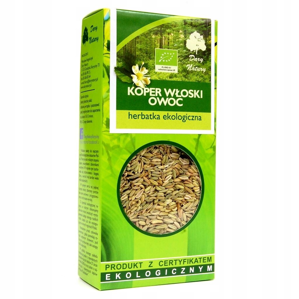 6 x Dary natury Čaj z plodu fenyklu Bio 50 g