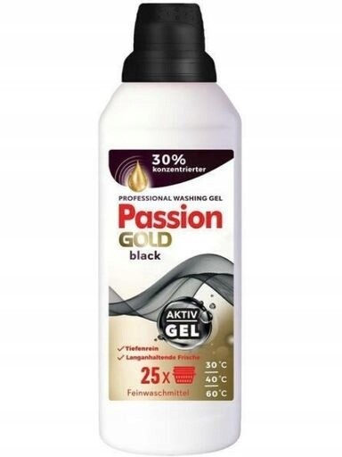 5 x Passion Gold Gel na černé prádlo, 1 l