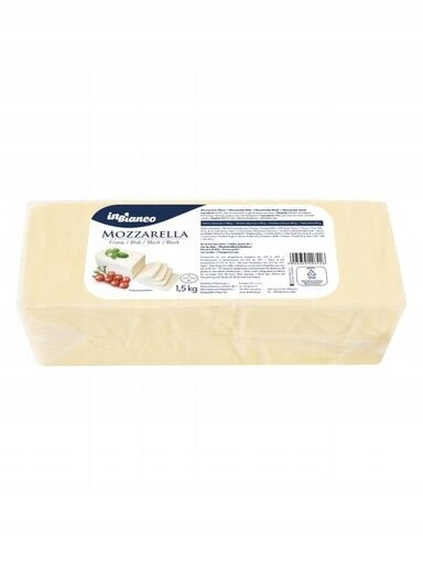 Mozzarella inBianco 1,5 kg na pizzu