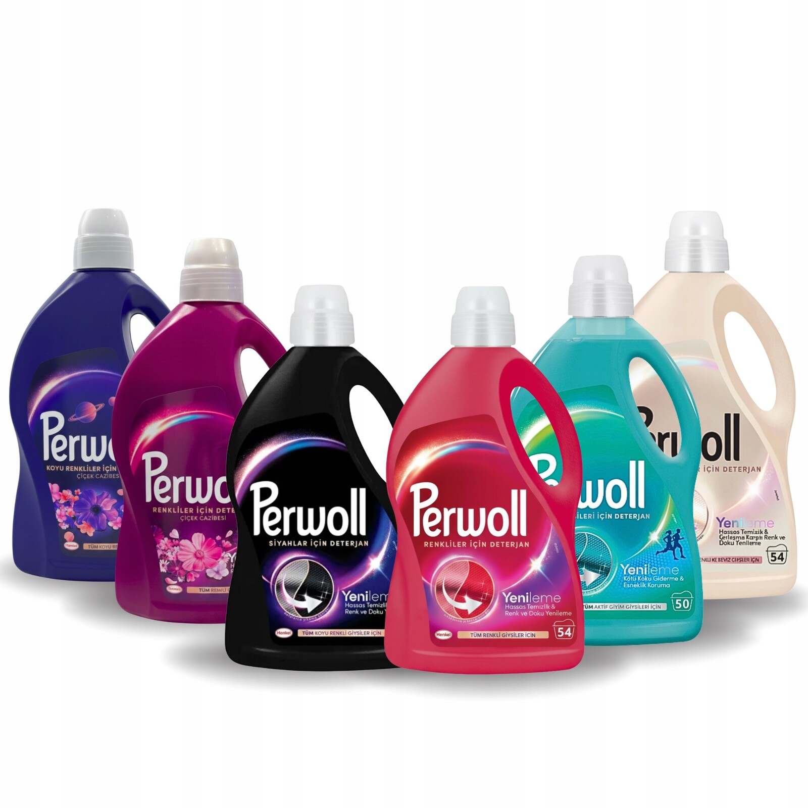Sada 6 x Perwoll Tekutý prací prostředek na černé a jemné tkaniny 2,97 l