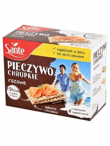 8 x Celozrnné křupavé pečivo 150 g Sante