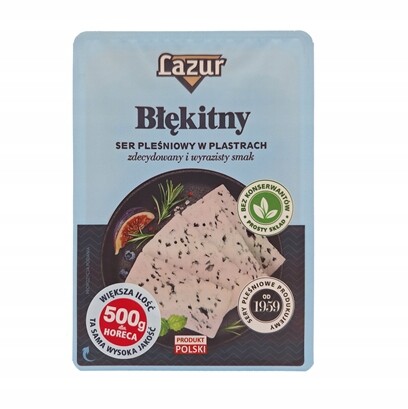 Lazur Modrý plísňový sýr v plátcích 500 g