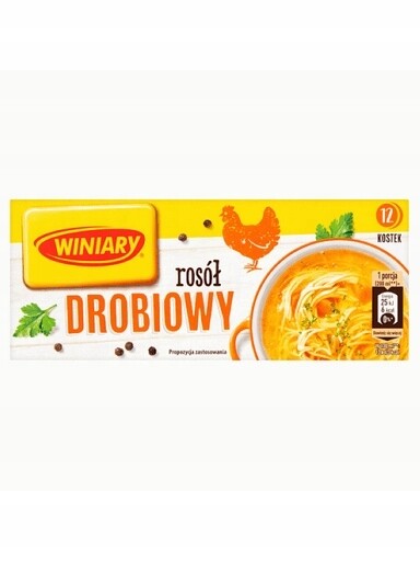 9 x Winiary Drůbeží Vývar 120 g