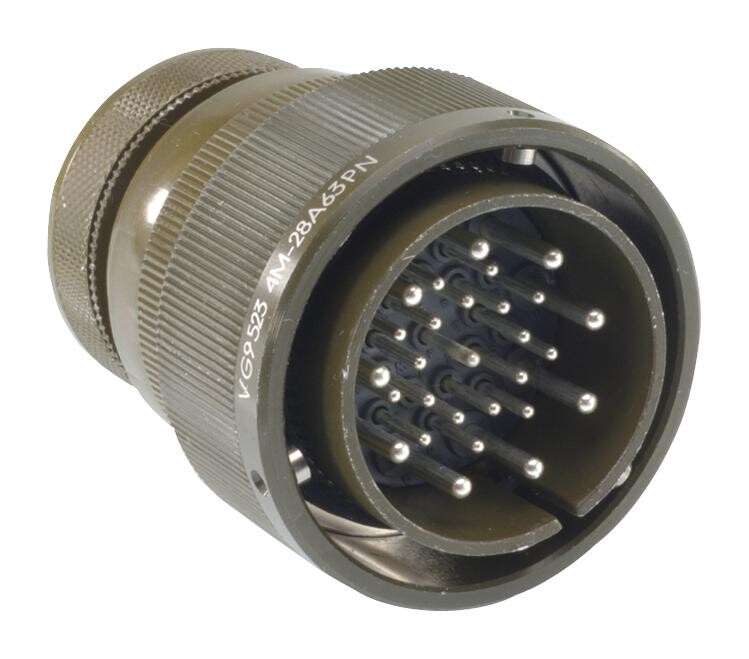 Itt Cannon Ca3106E22-14Pzb Circular, Size 22, 19 Way Pin