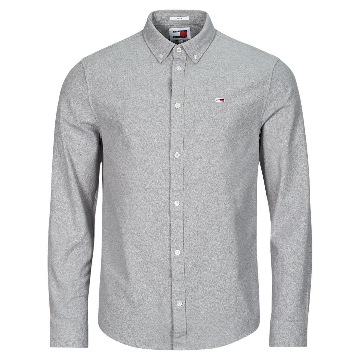 Tommy Jeans  TJM REG BRUSHED GRINDLE SHIRT  Šedá
