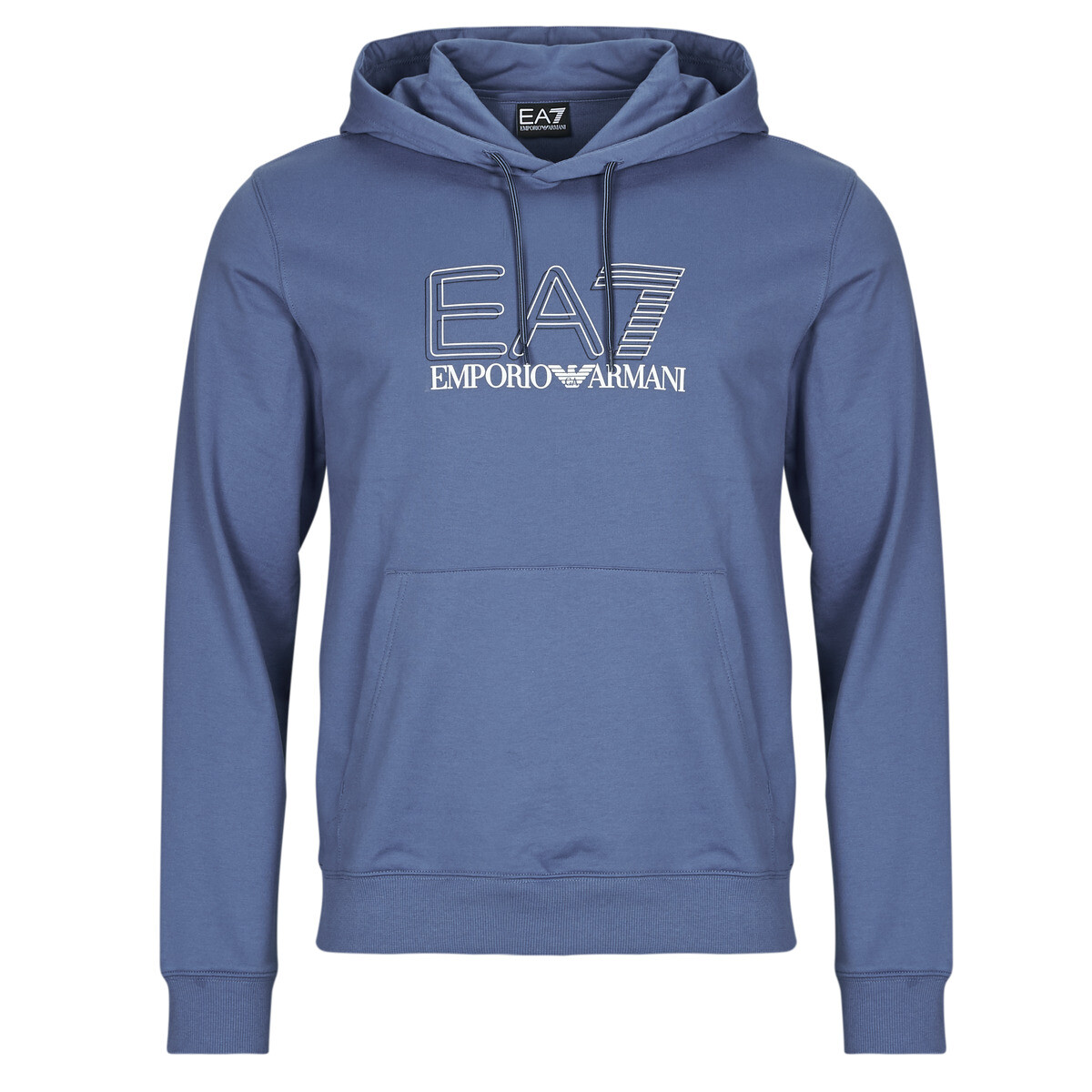 Emporio Armani EA7  TRAIN VISIBILITY M HOODIE RN COFT  Modrá