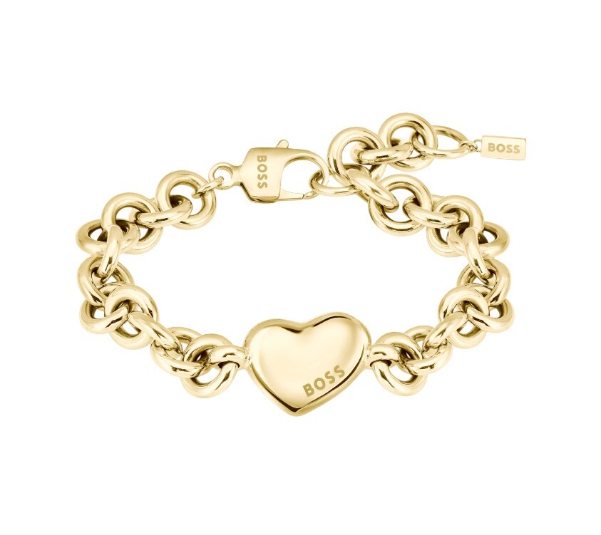 Hugo Boss Stylový pozlacený náramek Honey Love 1580639