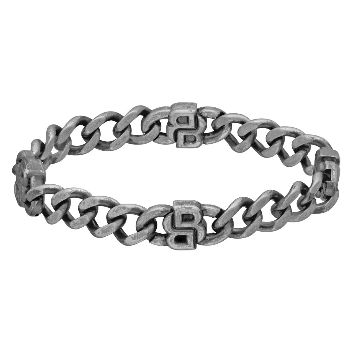 Hugo Boss Ocelový pánský náramek Double B 1580742 19 cm