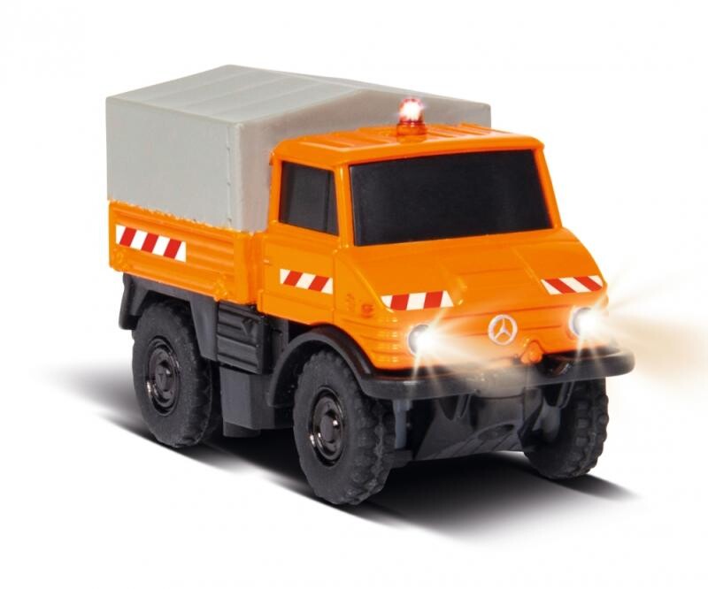 Carson RC auto MB Unimog U406 1:87 oranžová