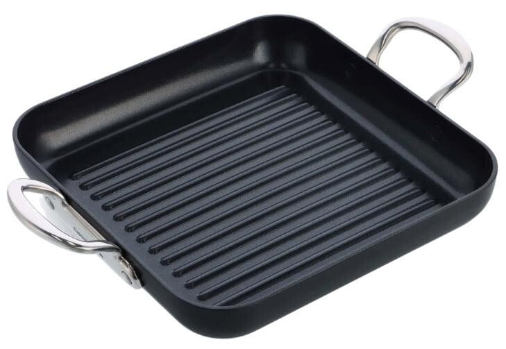 GreenPan BARCELONA PRO čtvercová grilovací pánev 28 x 28 cm, černá CC006098-001