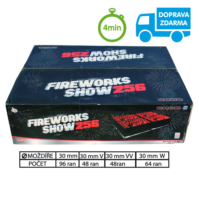 SLOŽENÝ OHŇOSTROJ 256 RAN 30 mm