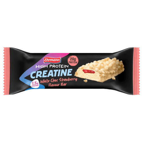 Ehrmann High Protein Creatine Bar 60 g white choco strawberry