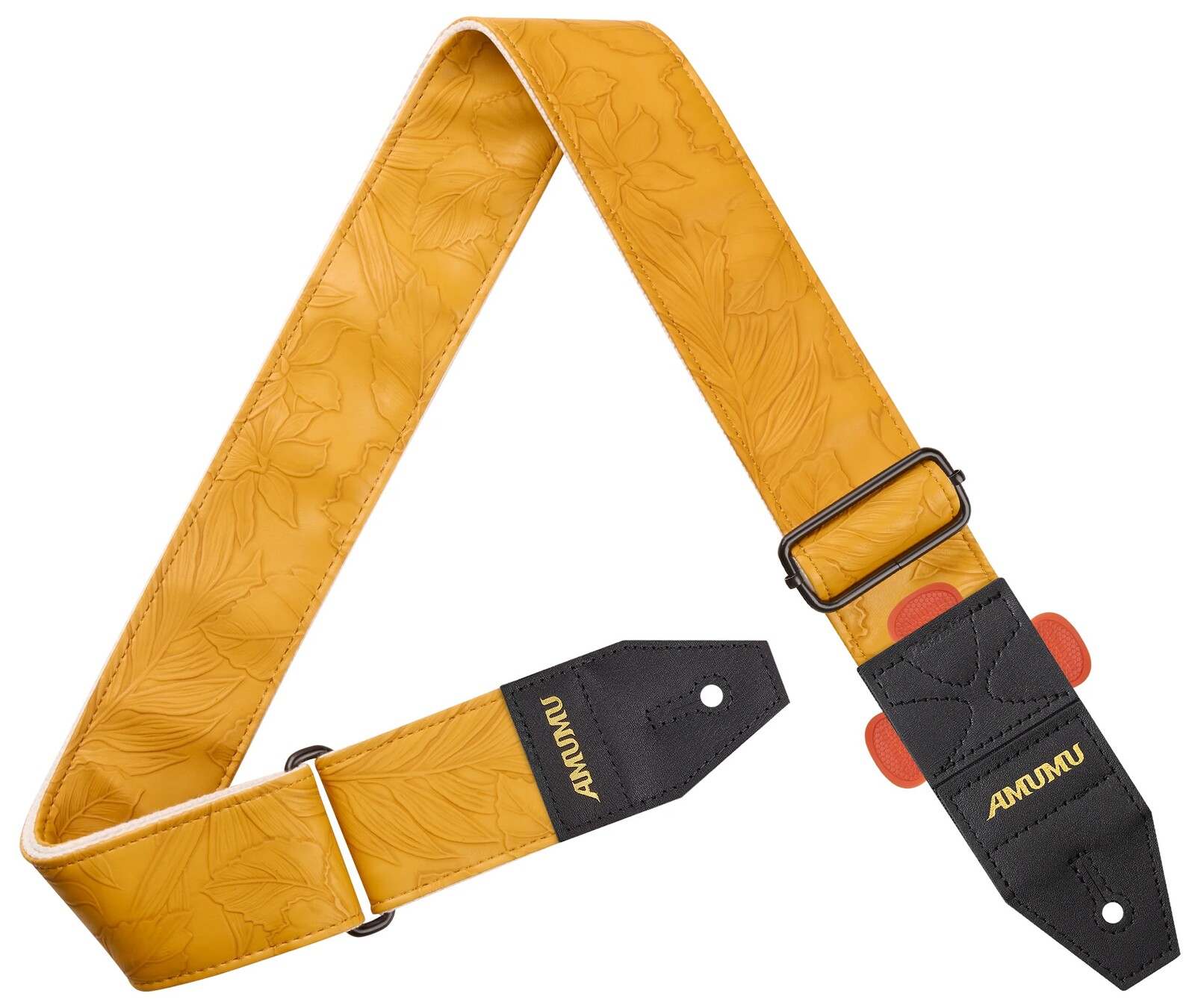 Amumu Embossed Leaf Yellow