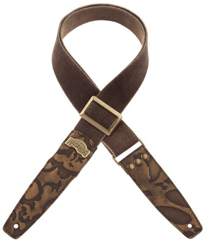 Magrabò Stripe SS Cotton Washed Brown / Grifo 5 cm