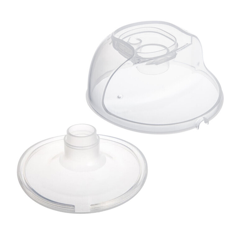 CANPOL BABIES Trychtýř náhradní silikonový 24mm a zásobník na mléko k odsávačce mateřského mléka Sma