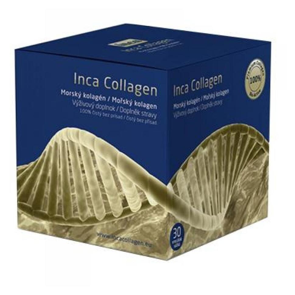 INCA COLLAGEN Bioaktivní mořský kolagen v prášku 30 sáčků, poškozený obal