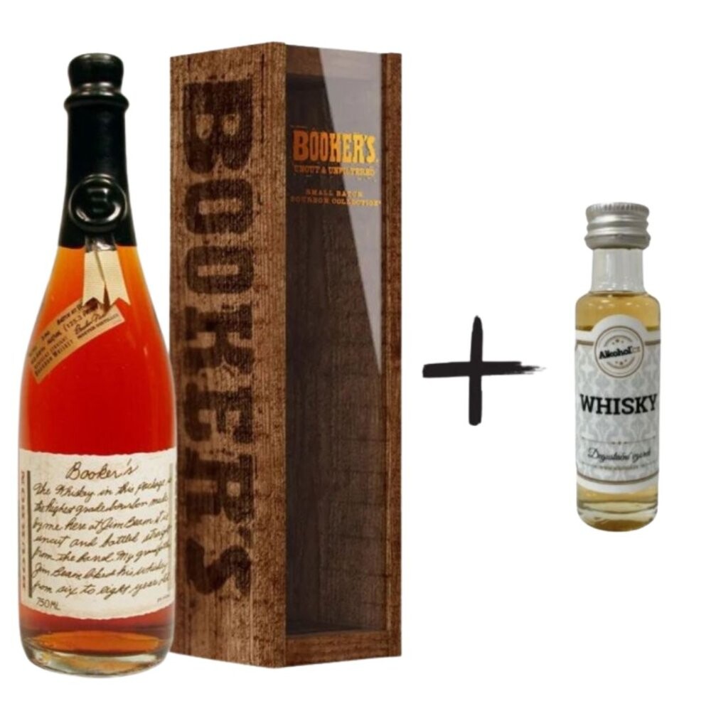 Booker's Bourbon 7y 0,7l 63% GB + miniatura