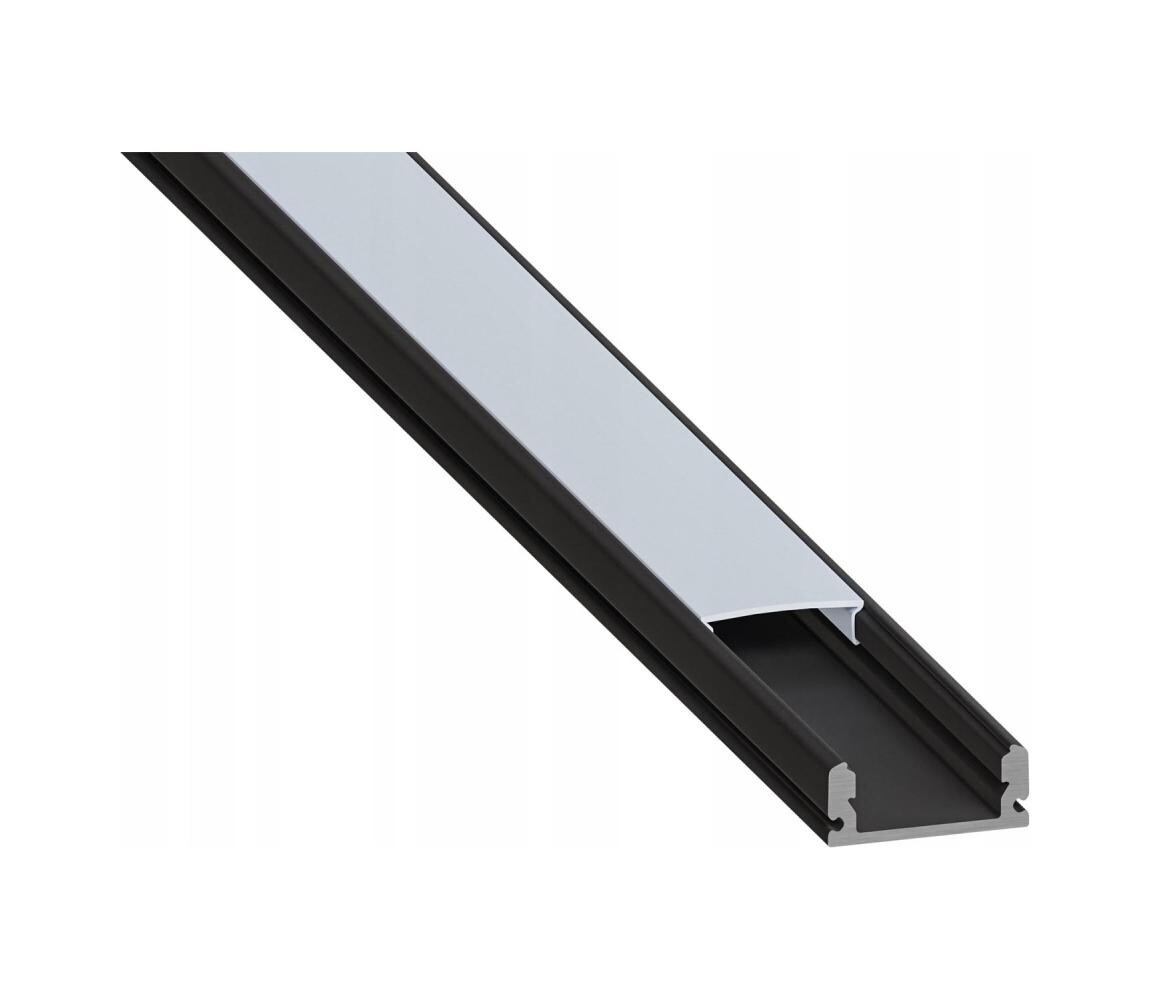 SmartLED Vestavný profil pro LED pásky 1 m černá/bílá 7704