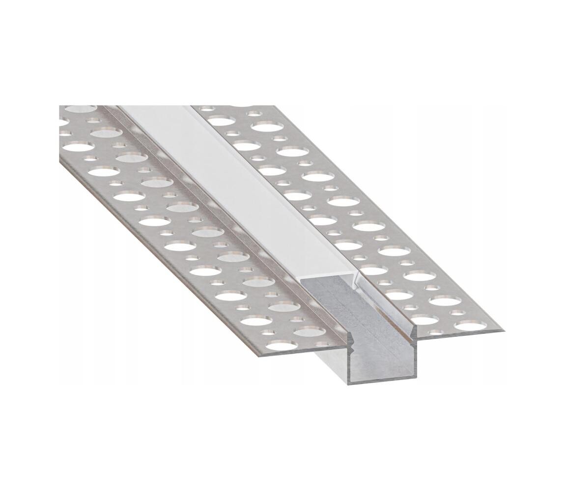 SmartLED Vestavný profil pro LED pásky 1 m stříbrná/bílá 7726