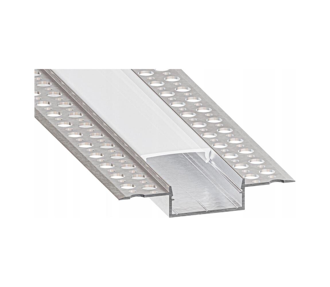 SmartLED Vestavný profil pro LED pásky 1 m stříbrná/bílá 7569
