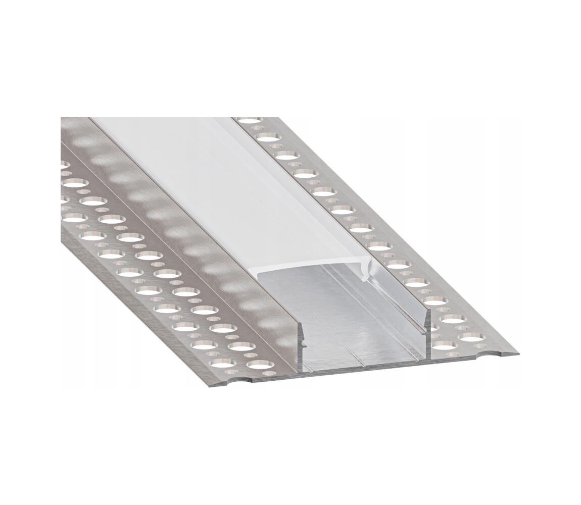 SmartLED Vestavný profil pro LED pásky 1 m stříbrná/bílá 7572