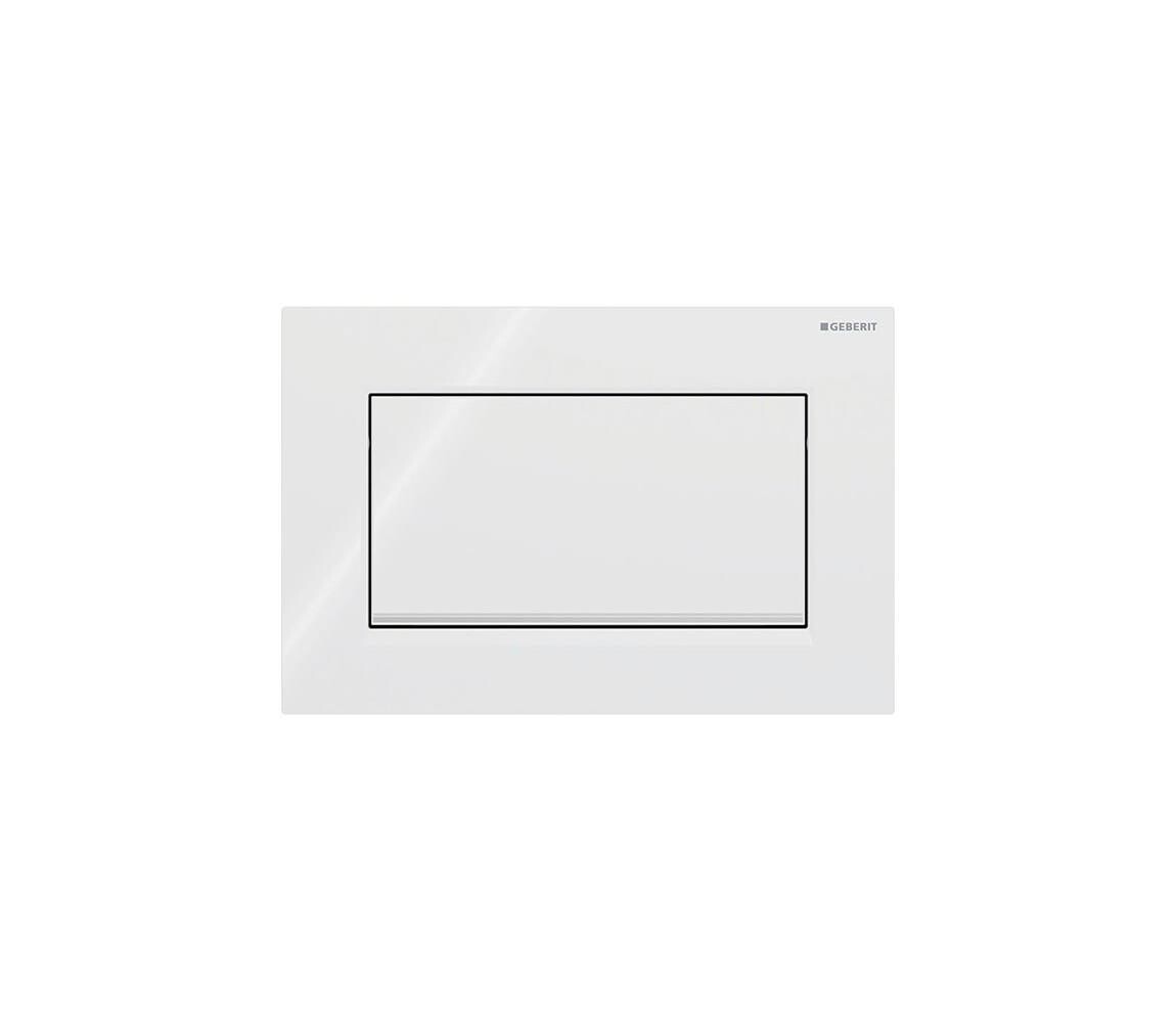 Geberit 115.893.KJ.1-Splachovací tlačítko 30 24,6x16,4 cm bílá/lesklý chrom 115.893.KJ.1