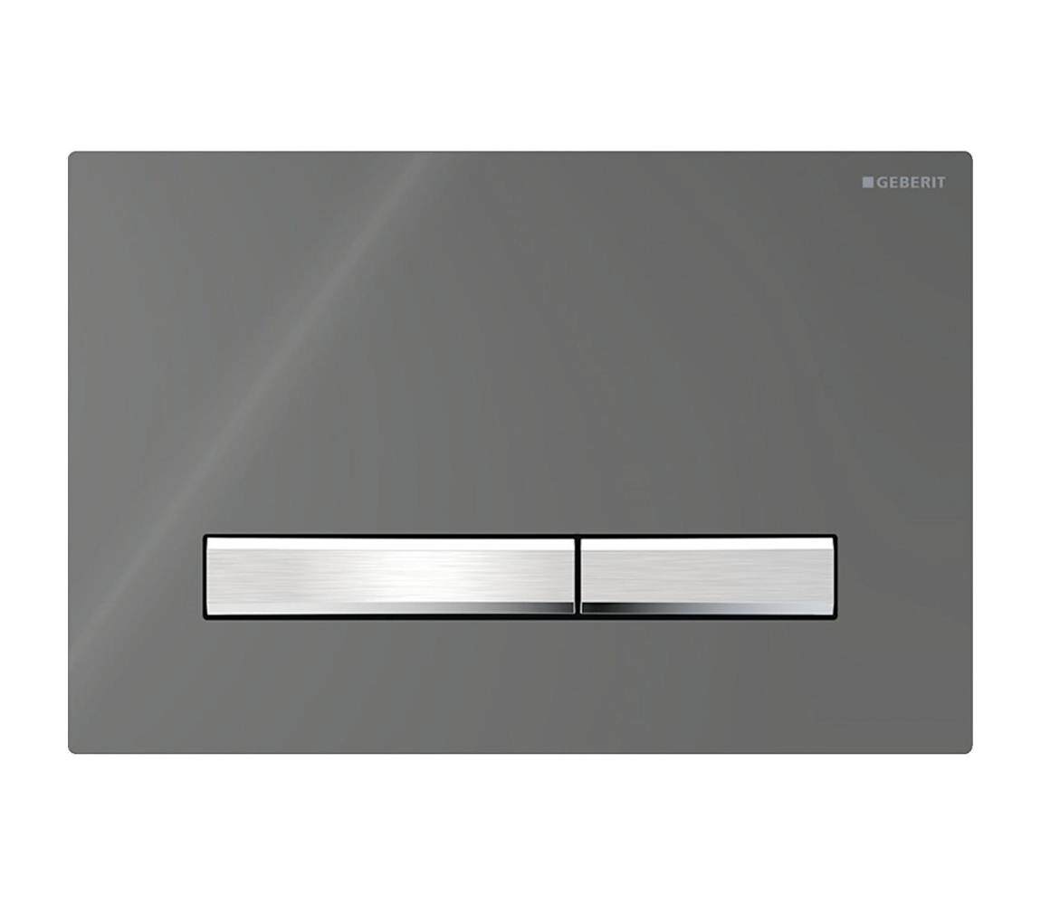 Geberit 115.788.SD.2-Splachovací tlačítko 50 24,6x16,4 cm antracit/m. chrom 115.788.SD.2