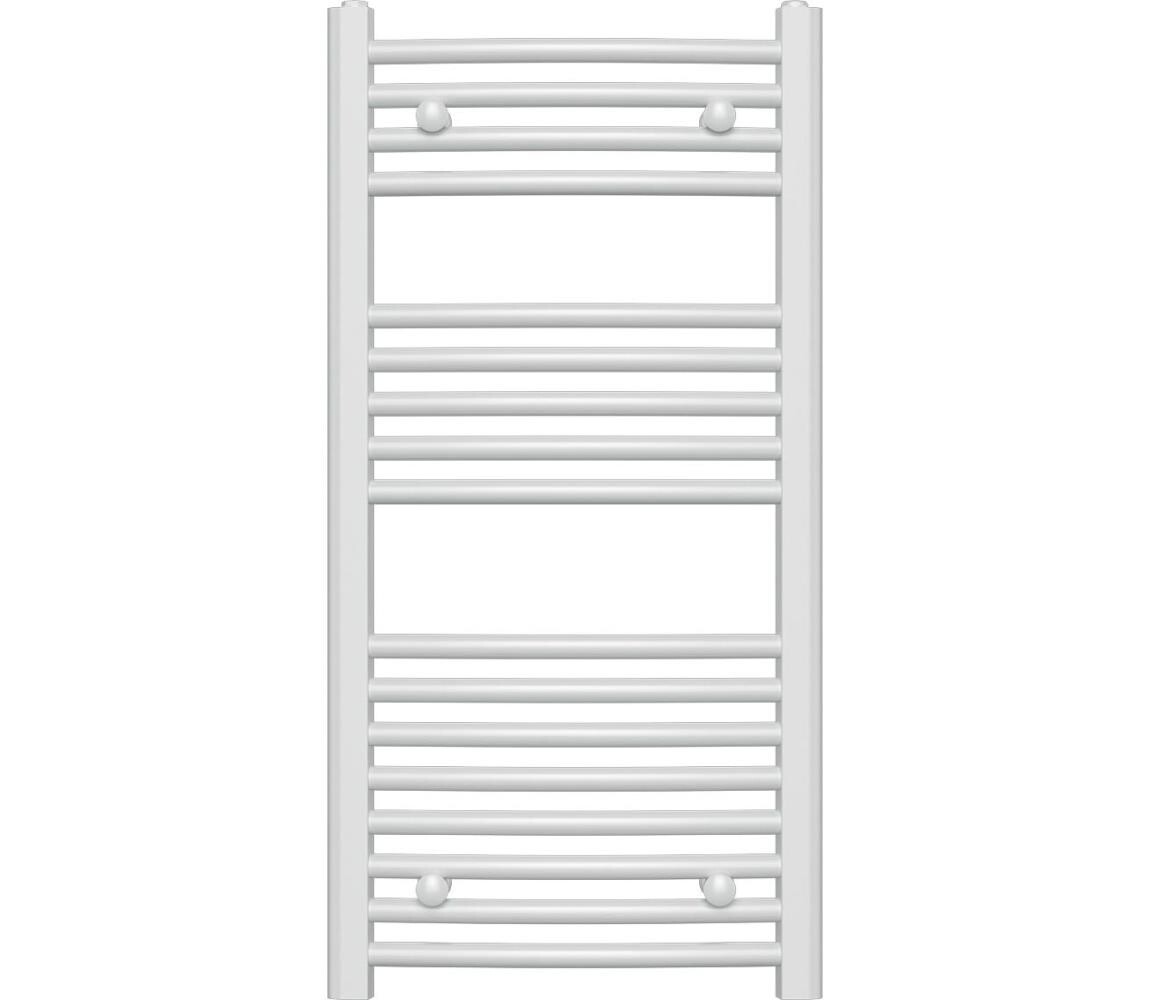 Novaservis - Koupelnový žebříkový radiátor 365W/230V 90x45 cm bílá oblý 450/900,1