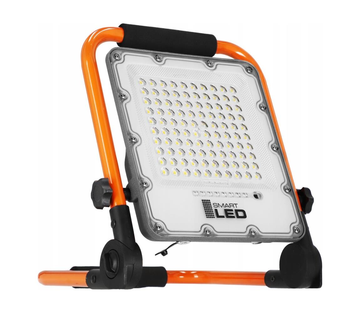 SmartLED LED Nabíjecí reflektor se stojanem LED/50W/3,2V 4500K 10000 mAh IP65 oranžová 5891