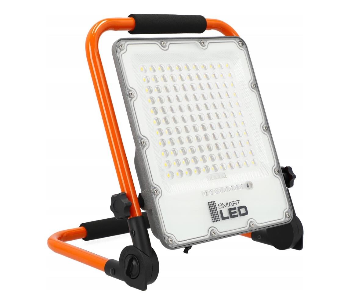 SmartLED LED Nabíjecí reflektor se stojanem LED/100W/3,2V 4500K 15000 mAh IP65 oranžová 5892