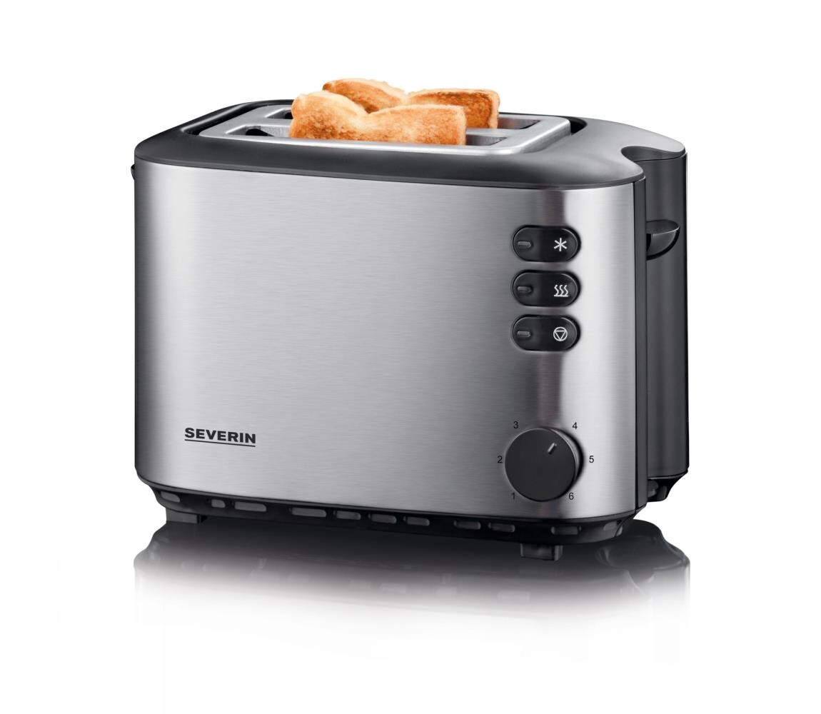 Severin AT 2514 - Topinkovač s dvěma otvory 850W/230V nerez/černá AT 2514