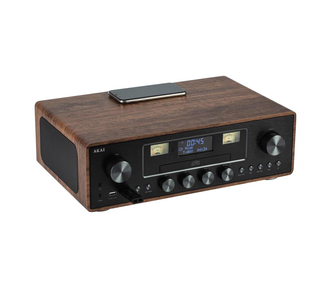 AKAI AM-100 RHAPSODY - Mikrosystém s CD/FM/DAB/AUX/USB/MP3 40W/230V + DO AM-100 RHAPSODY