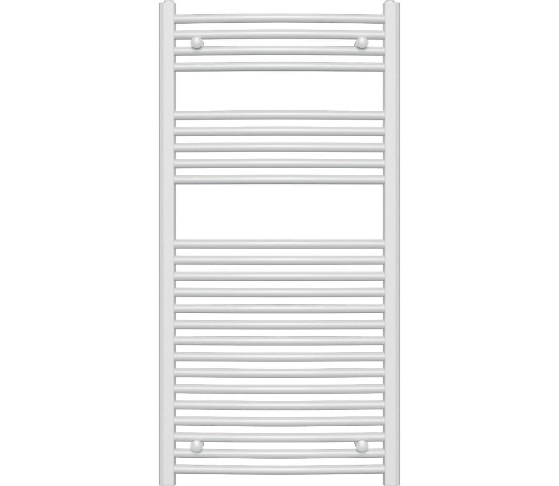 Novaservis - Koupelnový žebříkový radiátor 644W/230V 120x60 cm bílá oblý 600/1200,1
