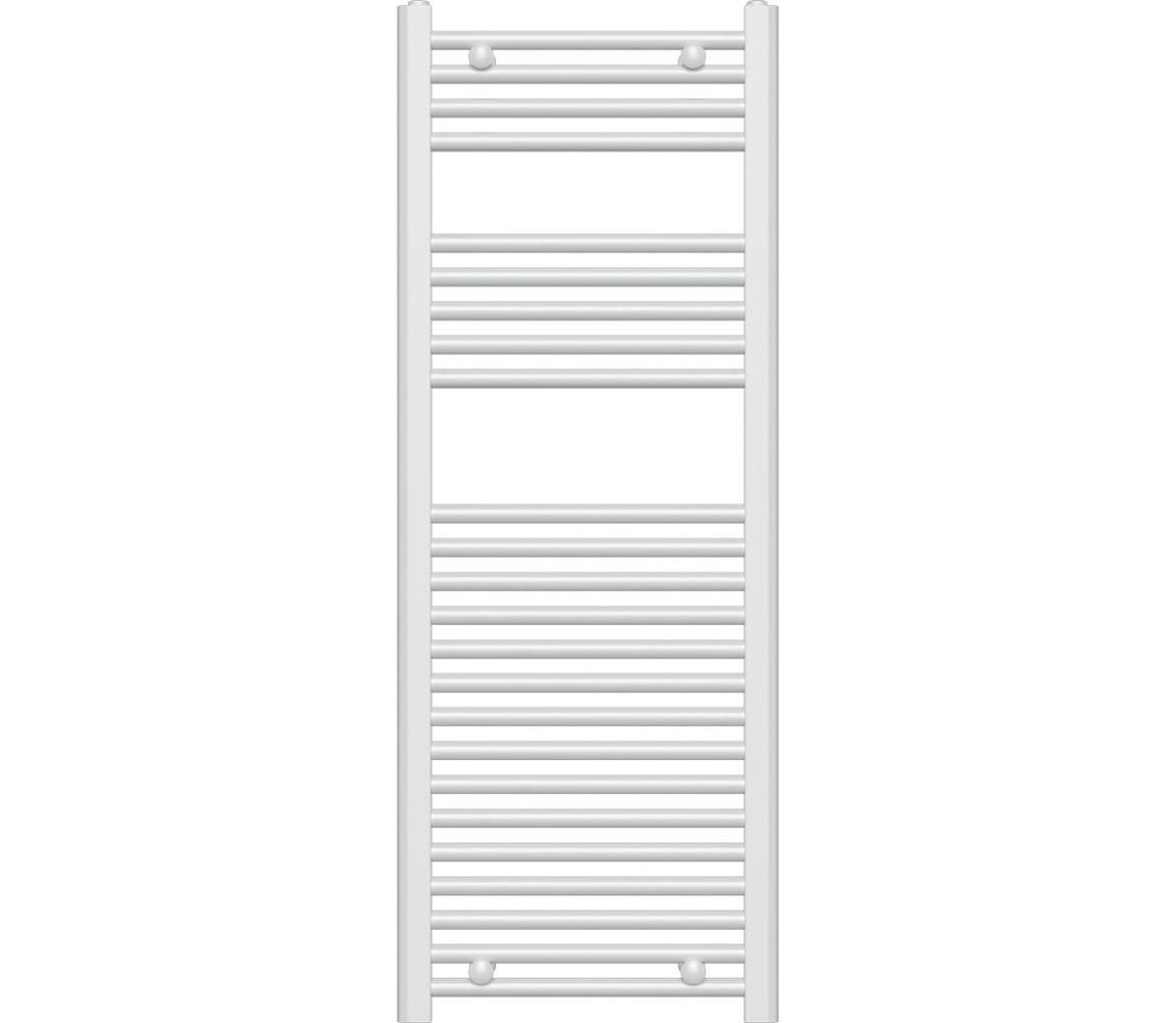 Novaservis - Koupelnový žebříkový radiátor 490W/230V 120x45 cm bílá rovný 450/1200/R,1