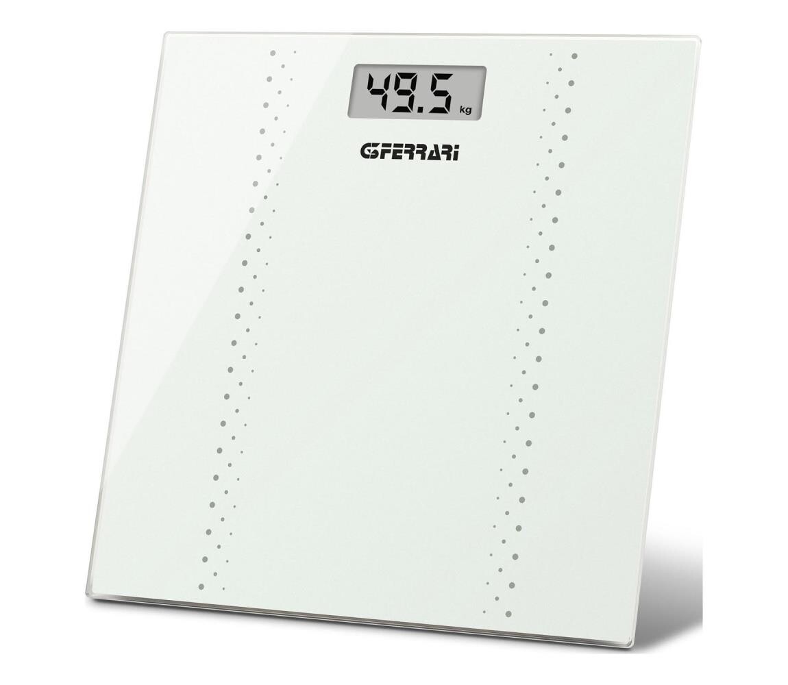 G3Ferrari G3005201 - Digitální osobní váha 1xCR2032 bílá G3005201